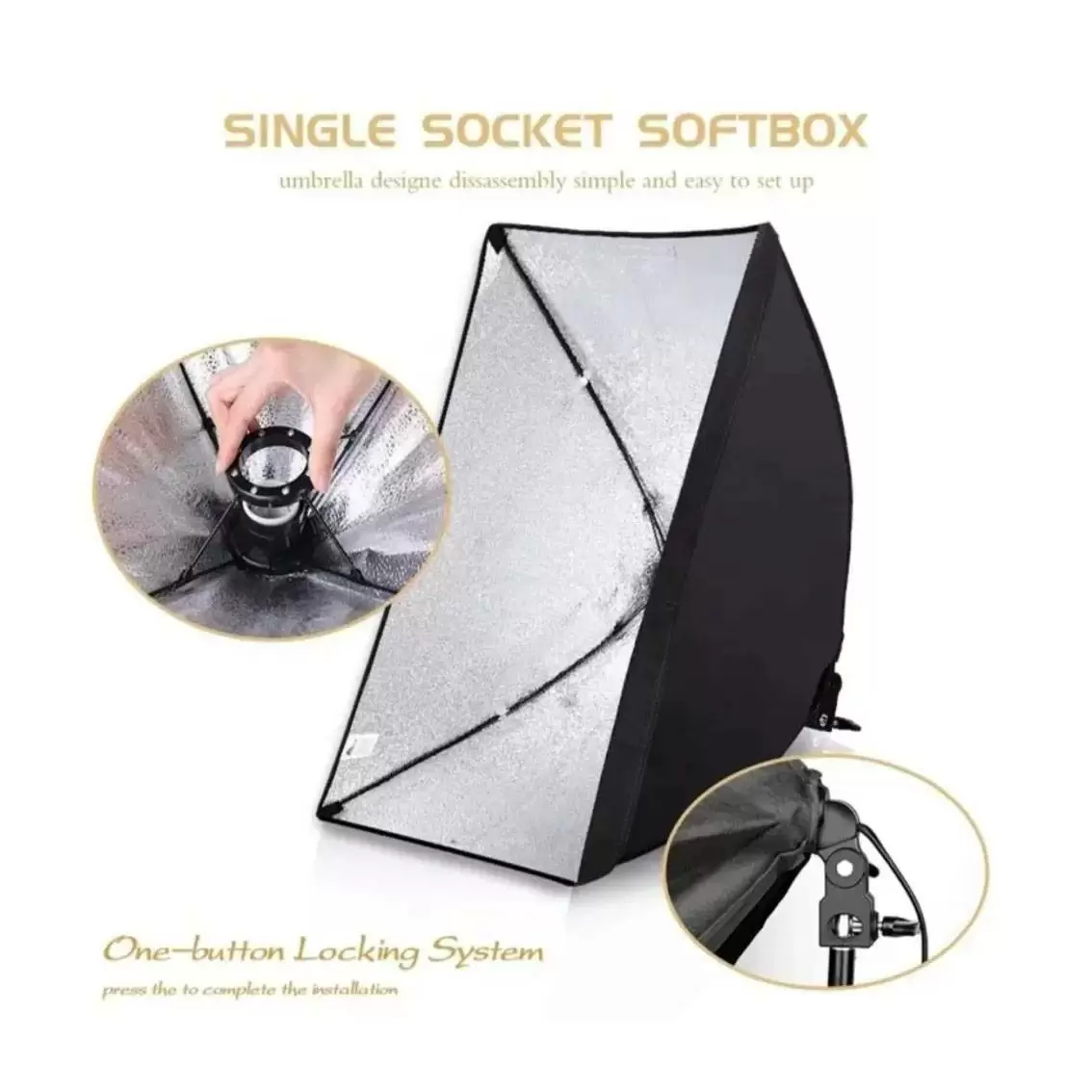 سافت باکس به همراه لامپ