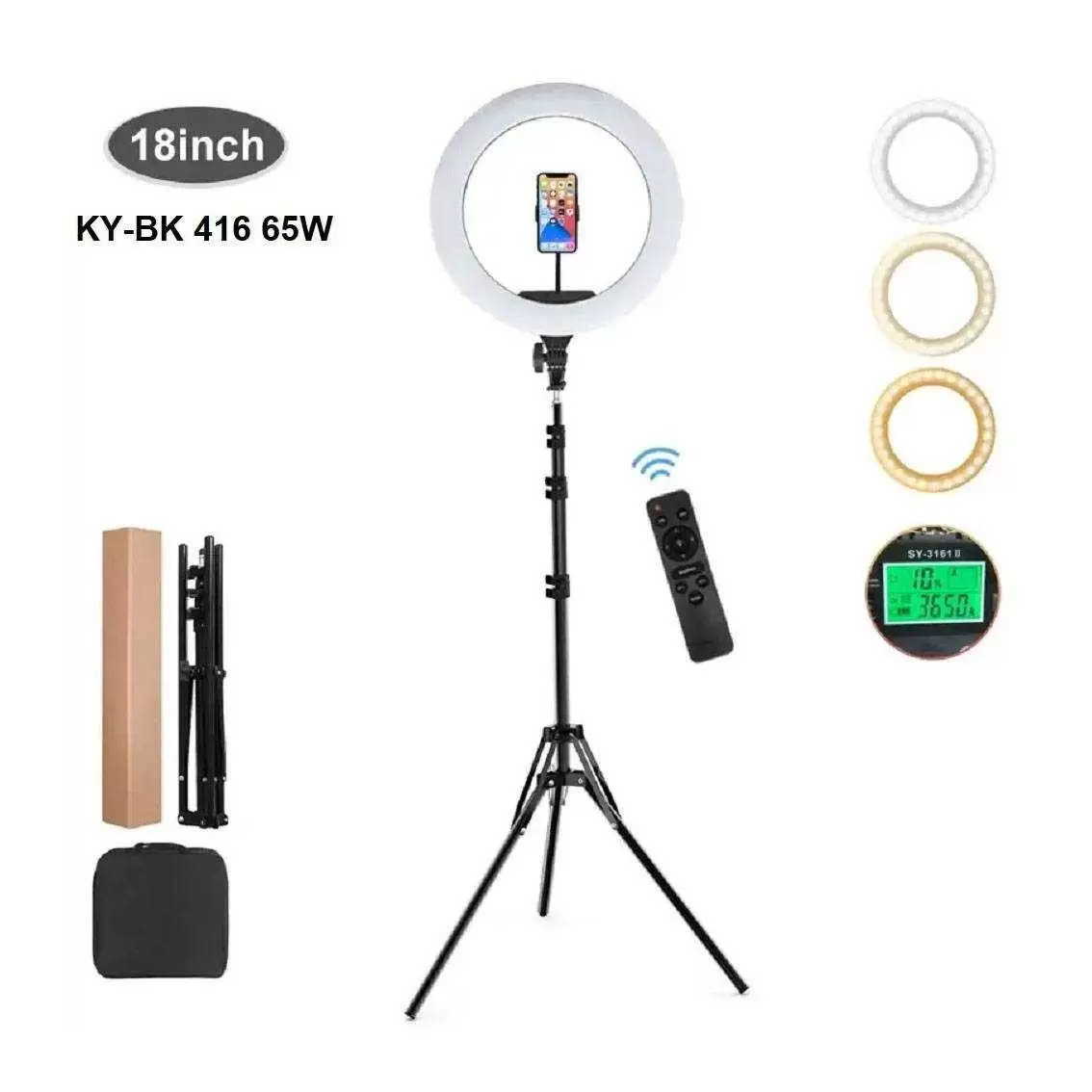 رینگ لایت هیرو KY-BK 416