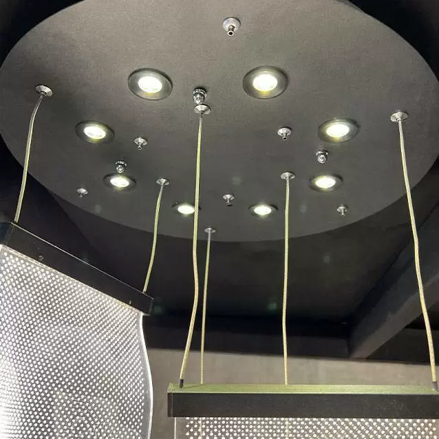 لوستر مدرن اس ام دی SMD خور سه شاخه گرد پاییز