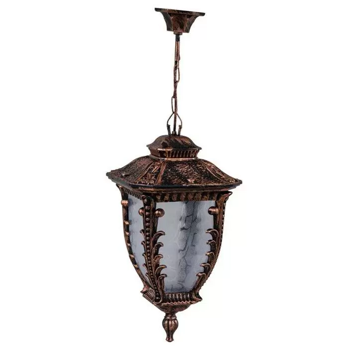 چراغ حیاطی آویز پلاستیکی کارن( پلی کربنات اصلی 3 سال ضمانت )