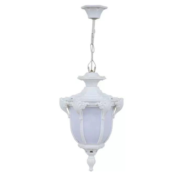 چراغ حیاطی آویز پلاستیکی صدف( پلی کربنات اصلی 3 سال ضمانت )