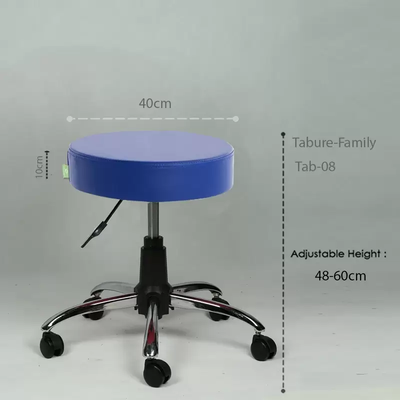 صندلی آزمایشگاهی تابوره چرخ دار برند هیدیکا مبلمان