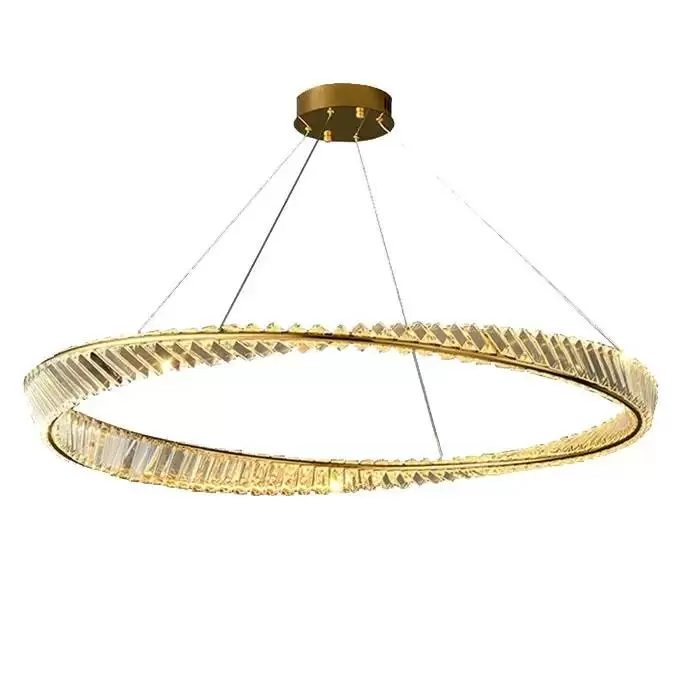 لوستر ژورنالی مدرن کریستالی ریموت دار