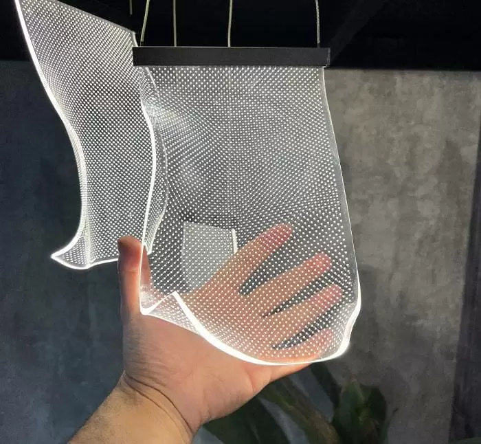 لوستر مدرن اس ام دی SMD خور سه شاخه گرد پاییز