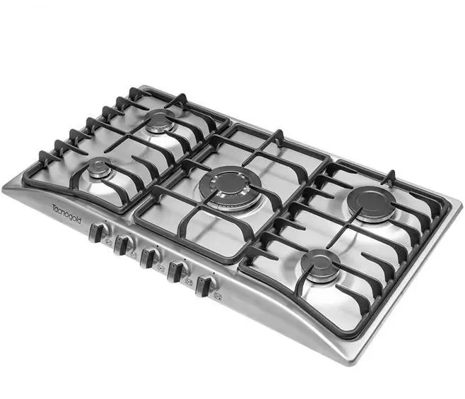 اجاق گاز رومیزی 5 شعله G107 استیل تاکنو گاز (پلوپز وسط)کد:018011