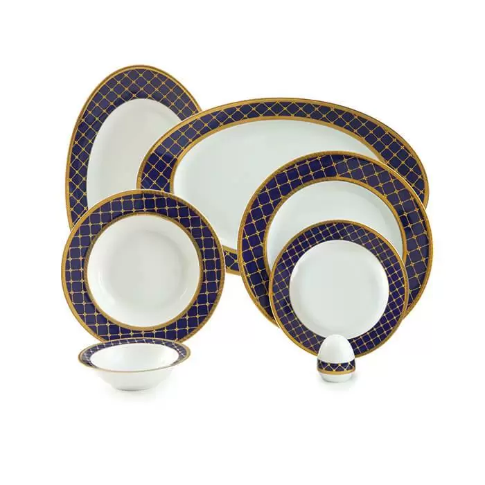 سرویس 102 پارچه چینی زرین-ایتالیا اف(گرد)-12 نفره-هلیا-درجه یک سرویس18 نفره