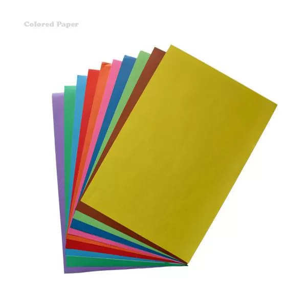 کاغذ رنگی گلاسه 10 رنگ