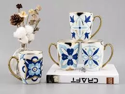 ماگ طرح دار سفید