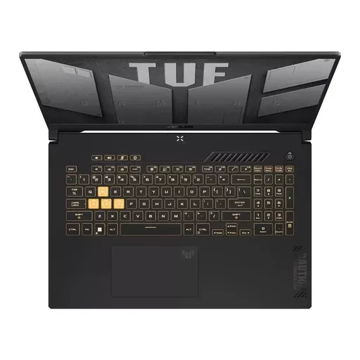 لپ تاپ 17.3 اینچی ایسوس مدل Asus TUF Gaming FX707VJ-HX076 CORE5 210H 16GB DDR4 512GB SSD RTX 3050 6GB WV با گارانتی 18 ماهه شرکتی