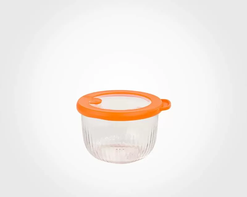 کاسه شیشه ای سوپاپ دار 470 میلی لیتر لیمون کد2221